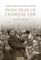 Principles of Criminal Law 0199281149 Book Cover