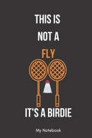 this is not a fly: Inspirational Quote Notebook for Women and Girls - Beautiful Black and White Diary, Composition Book Lined Notebook / Journal Gift, 120 Pages, 6x9, Soft Cover, Matte Finish 1678817414 Book Cover