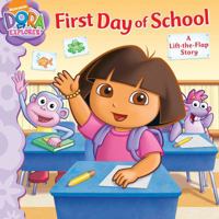 First Day of School: A Lift-the-Flap Story 1416978488 Book Cover