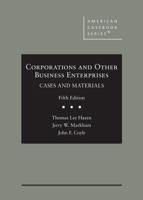 Corporations and Other Business Enterprises, Cases and Materials 164708251X Book Cover