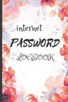 Internet Password Logbook: Alphabetical Password Log Book And Internet Password Organizer To Protect Usernames and ... notebook, Watercolor Flowers Design, Size 6 x 9 inches 1706280866 Book Cover