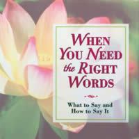 When You Need the Right Words 1412754038 Book Cover