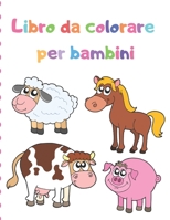 Libro da colorare per bambini: 100 disegni di animali magici per ragazze di età 2-4,4-6 (Italian Edition) 1670407152 Book Cover