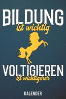 Kalender: 2020 A5 1 Woche 2 Seiten - 110 Seiten - Bildung ist wichtig Voltigieren 1655555103 Book Cover