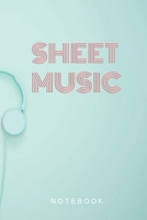 sheet music: sheet music notebook 1660436400 Book Cover