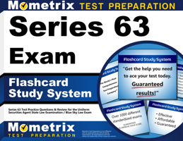 Series 63 Exam Flashcard Study System: Series 63 Test Practice Questions & Review for the Uniform Securities Agent State Law Examination / Blue Sky Law Exam 1610728602 Book Cover