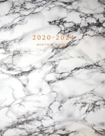 2020-2024 Monthly Planner: Large Five Year Planner with Marble Cover (Volume 4) 169141767X Book Cover