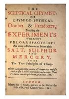 The Sceptical Chymist: Or, Chymico-Physical Doubts & Paradoxes, Touching 0486428257 Book Cover