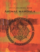 Animals mandala: Adult coloring book 3660682071 Book Cover