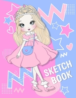 Sketchbook: Cute Twins Sister Ella and Ellie Character Sketchbook For 9-12 Year Old Girls ~ Blank Paper for Drawing,  Doodling or Sketching.(Volume 2) 1699139113 Book Cover