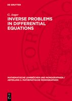 Inverse Problems in Differential Equations 3112707168 Book Cover