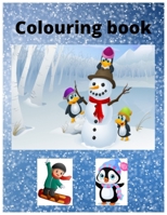 Winter colouring Book B094ZN6K38 Book Cover