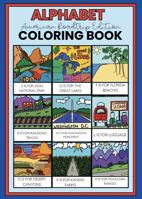 Alphabet Coloring Book: American Road Trip Edition B0F3TL2HDN Book Cover