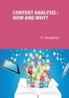 Content Analysis How and Why? 9387102904 Book Cover