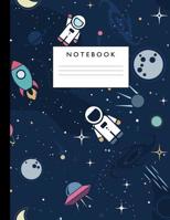 Notebook: Cute Lined Journal Ruled Composition Note Book to Draw and Write In - School Supplies for Elementary, Highschool and College (8.5 x 11 Size 100 Writing Pages) Cover Design 257 1080879846 Book Cover