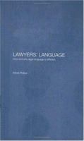 Lawyers' Language: The Distinctiveness of Legal Language 0700716882 Book Cover