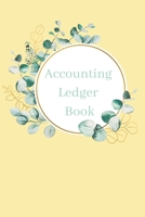 Accounting Ledger: Tan Floral B0C9VT37F8 Book Cover