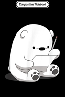 Composition Notebook: Cartoon Fluffy Polar Bear Cute Arctic Animal Girls Gift Journal/Notebook Blank Lined Ruled 6x9 100 Pages 1709859695 Book Cover