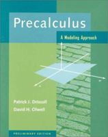 Precalculus: A Modeling Approach 0070178674 Book Cover