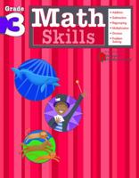 Math Skills: Grade 3 (Flash Kids Harcourt Family Learning) (Flash Kids Harcourt Family Learning) 1411401085 Book Cover