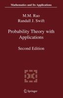 Probability Theory with Applications 0125804806 Book Cover