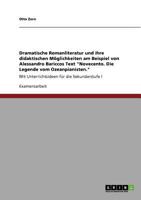 Dramatische Romanliteratur und ihre didaktischen M�glichkeiten am Beispiel von Alessandro Bariccos Text "Novecento. Die Legende vom Ozeanpianisten.": Mit Unterrichtsideen f�r die Sekundarstufe I 3640840240 Book Cover