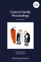 Costs in Family Proceedings 1526512041 Book Cover