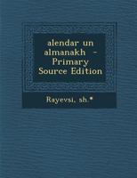 alendar un almanakh 1294356410 Book Cover