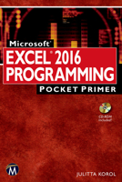 Microsoft Excel 2016 Programming Pocket Primer 1942270828 Book Cover