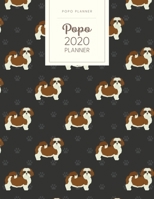 Popo 2020 Planner: Monthly Weekly Daily - Dated With Todo Notes - Shih Tzu 1706290845 Book Cover