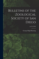 Bulletins of the Zoological Society of San Diego; no.10 (1933) 101414700X Book Cover