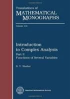 Introduction to complex analysis Part II. Functions of several variables 0821819755 Book Cover