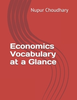 Economics Vocabulary at a Glance B09249H65Z Book Cover