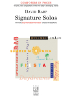 FJH1455 - Signature Solos - Composers in Focus 1569394075 Book Cover