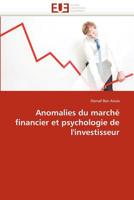Anomalies Du Marcha(c) Financier Et Psychologie de L''Investisseur 6131590001 Book Cover