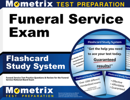 Funeral Service Exam Flashcard Study System: Funeral Service Test Practice Questions and Review for the Funeral Service National Board Exam 1609717694 Book Cover