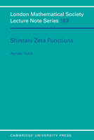 Shintani Zeta Functions 0521448042 Book Cover