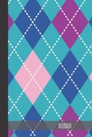 notebook: small lined Christmas Pattern Notebook / Travel Journal to write in (6'' x 9'') 120 pages 1709949376 Book Cover