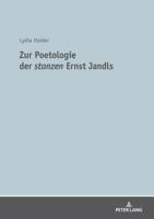 Zur Poetologie Der �stanzen� Ernst Jandls 363174708X Book Cover