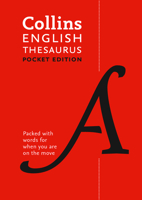 Collins English Thesaurus Pocket edition: 128,000 synonyms and antonyms in a portable format 0008141827 Book Cover