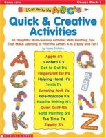 I Can Write My ABC's: Quick & Creative Activities (I Can Write My ABC's) 0439228468 Book Cover