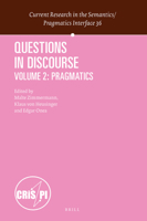 Questions in Discourse: Volume 2: Pragmatics 9004378316 Book Cover
