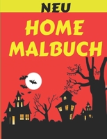 Home Malbuch: Home Exteriors Malbuch für Kinder. 8,5 x 11 Zoll. 50 Seiten. B091PR81TW Book Cover