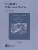 Student Solutions Manual for Statistical Methods for the Social Sciences 0134512790 Book Cover