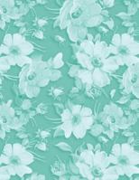 Sketchbook: Teal Flowers 1793817480 Book Cover