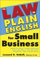 The Law (in Plain English) for Small Businesses 0471536164 Book Cover
