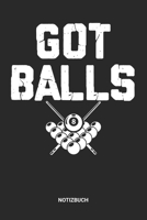 Notizbuch: A5 Notizheft mit punktierten Linien f�r Billard Freunde. Ideales 8Ball Freizeit-Sport Journal oder Notizbuch. Perfektes Tagebuch oder Taschenbuch als Geschenk f�r Pool-Spieler, Poolbillard  1699237743 Book Cover