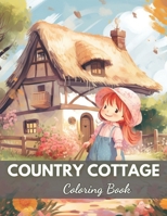 Country Cottage Coloring Book For Adults: New and Exciting Designs Coloring Pages B0CR19Q9J1 Book Cover
