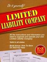 The E-Z Legal Guide to Limited Liability Company (E-Z Legal Guide, 15) 1563824159 Book Cover