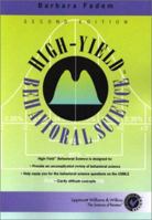 High-Yield Behavioral Science 0781730848 Book Cover